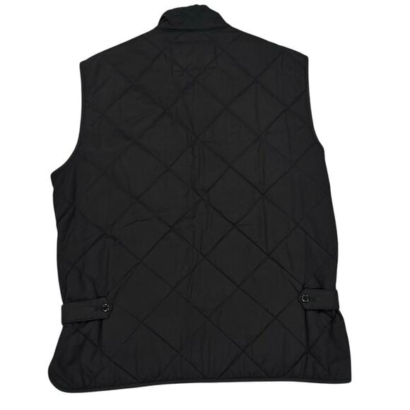 J.Crew Thermore Quilted Insulated Vest Black Men’s Medium Full Zip Pockets - Picture 2 of 10